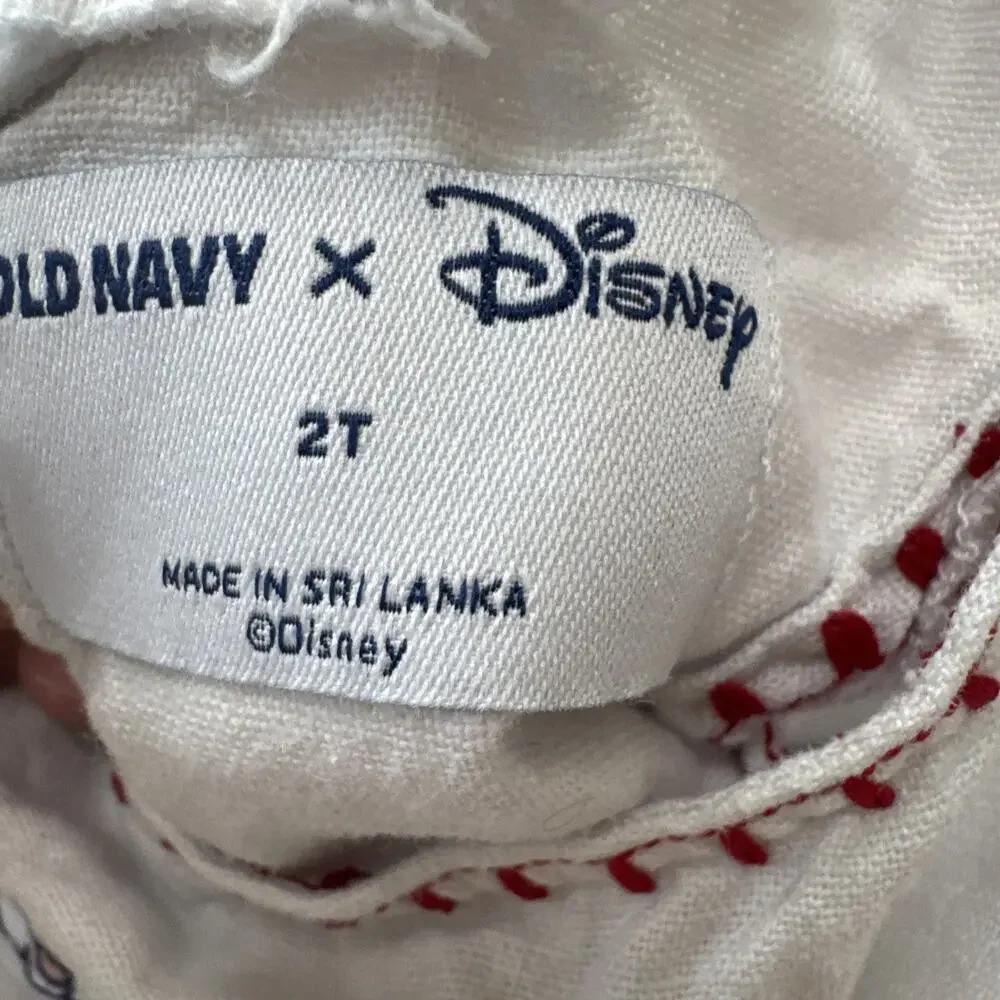 Old‎ Navy Disney Linen Girls Set 2t minnie
